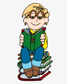 Girl Reading Book Clip Art - Wise Clipart, HD Png Download, Free Download