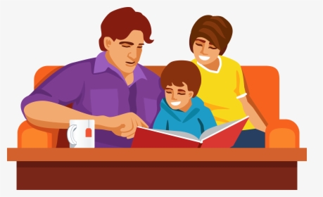 Reading Books Cartoon Png, Transparent Png, Free Download