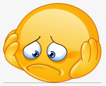 15 Sad Face Emoji Download Heart Emoji Black Red Heart - Depressed Emoticon, HD Png Download, Free Download