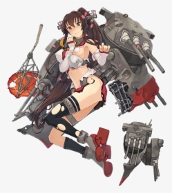 Shows Her Metallic Type 91 Armor Piercing Shell Coconut - Kantai Collection Yamato Damaged, HD Png Download, Free Download