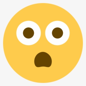 Emoji Fire Png -emoji Emoticon Whatsapp Facebook Symbol - Surprised Emoji Discord, Transparent Png, Free Download
