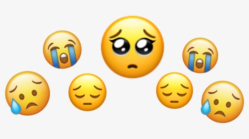 Sad Emoji Crown Png, Transparent Png, Free Download