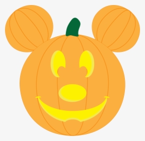Mickey Halloween Pumpkin Clipart, HD Png Download, Free Download