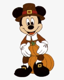 Mickey Mouse Halloween Png Image - Mickey And Minnie Thanksgiving, Transparent Png, Free Download
