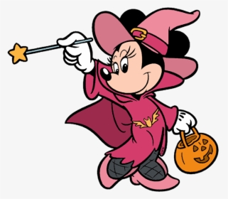 Disney Halloween Clip Art Images - Halloween Minnie Mouse Clip Art, HD Png Download, Free Download