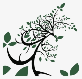 Stylized Tree With Leaves Clip Arts - Tree Stylized Png, Transparent Png, Free Download