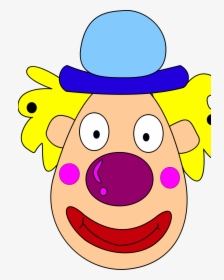 Clipart - Clown Head Clipart, HD Png Download, Free Download
