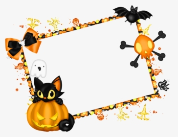 Halloween Frame - Cute Halloween Clipart, HD Png Download, Free Download