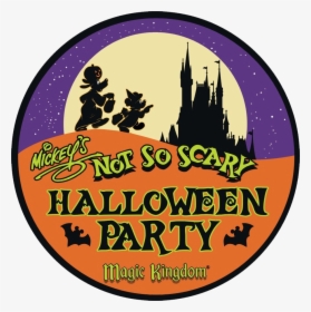 Mickey"s Not So Scary Halloween Logo Clipart , Png - Mickey's Not So Scary 2018, Transparent Png, Free Download