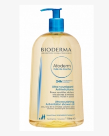 Bioderma Atoderm Shower Oil 1litre - Bioderma Atoderm Huile De Douche, HD Png Download, Free Download