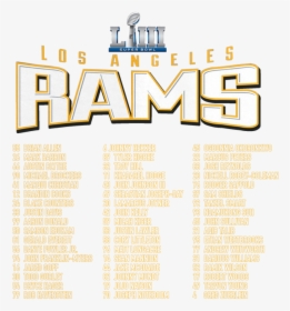 La Rams Super Bowl 2019, Saints Lawsuit Nfl, 2020 Cfb - La Rams Super Bowl 2019, HD Png Download, Free Download