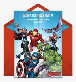 Avengers Invitation, HD Png Download, Free Download