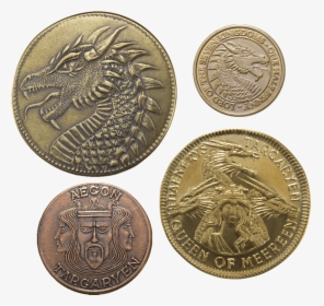 House Targaryen Coin Set - Game Of Thrones Coins, HD Png Download, Free Download