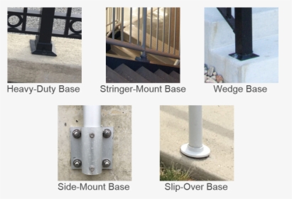 Identification Of Several Different Types Of Aluminum - Handrail, HD Png Download, Free Download