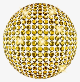 Gold Disco Ball Png, Transparent Png, Free Download