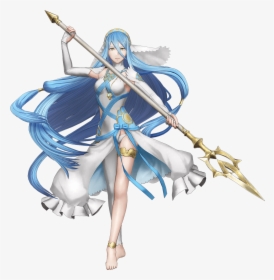 Clip Art Anime Spear Woman - Fire Emblem Warriors Azura, HD Png Download, Free Download