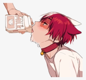 #шото #шото Тодороки #shoto #shoto Todoroki #shouto - Anime Boy Drinking Milk, HD Png Download, Free Download