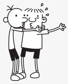 Greg Heffley Png - Greg Heffley And Rowley Jefferson, Transparent Png, Free Download