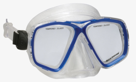 Two Window Anacapa Dive Mask With Expanded Top Bottom - Diving Mask, HD Png Download, Free Download