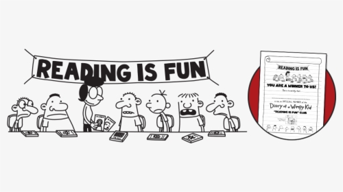 Diary Of A Wimpy Kid Book Club, HD Png Download, Free Download