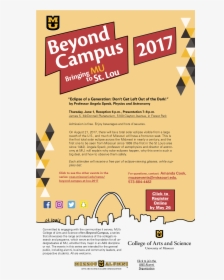 Louis Beyond Campus June 1 Flyer - Flyer, HD Png Download, Free Download
