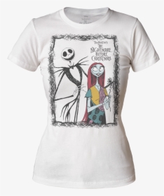 Junior Jack And Sally Nightmare Before Christmas Shirt - Nightmare Before Christmas Cool T Shirt, HD Png Download, Free Download