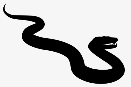 Milk Snake Reptile Ball Python Carpet Python - Snake Silhouette Transparent Background, HD Png Download, Free Download