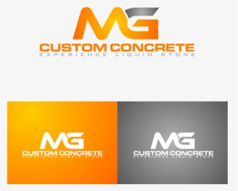 Logo Design By Mhax Nasul For Mg Custom Concrete - Graphics, HD Png Download, Free Download