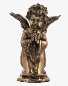 Kneeling And Praying Statue - Bronze Sculpture, HD Png Download, Free Download