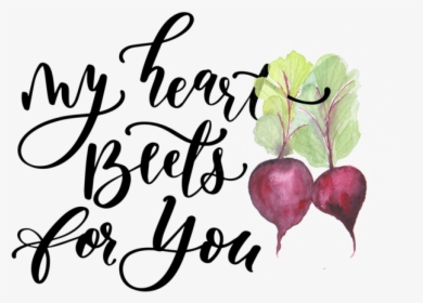 Heart Beets Lettering Animation Ipadpro Watercolour - Calligraphy, HD Png Download, Free Download
