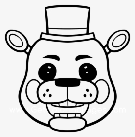 Toy Golden Freddy Colouring Pages - Toy Freddy Drawing Easy, HD Png Download, Free Download