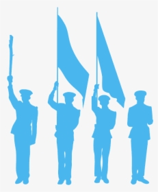 Military Color Guard Clipart, HD Png Download, Free Download