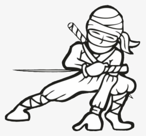 Baby Angel Ak 47 Gun Drawing Freetoedit - Ninja With Sword, HD Png Download, Free Download
