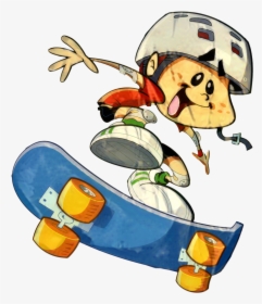 Illustration Cartoon Food Sporting Goods Sports - Cartoon, HD Png Download, Free Download