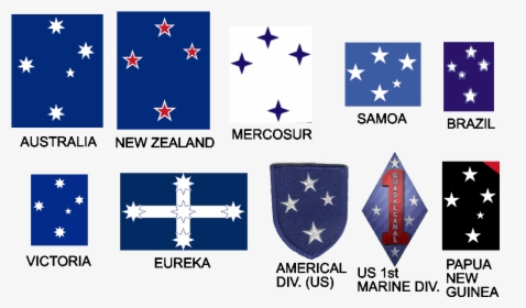 File Southern Cross Appearing - Southern Cross Brazil Flag, HD Png Download, Free Download