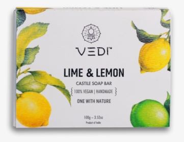 Lime & Lemon Castile Soap Bar - Lemon Soap Bar, HD Png Download, Free Download