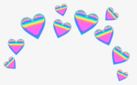 Transparent Martini Emoji Png - Blue Emoji Heart Crown, Png Download, Free Download