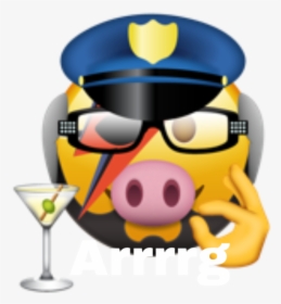 #emoji #police #pirate #pig #freetoedit - Cartoon, HD Png Download, Free Download