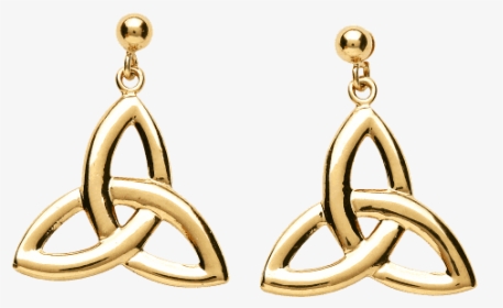 Celtic Symbol Trinity Knot Earrings - Earrings, HD Png Download, Free Download