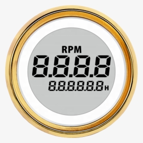 52mm Multiple Backlights Digital Tachometer Rpm Meter - Wall Clock, HD Png Download, Free Download