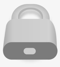 Lock Big Image Png - 3d Black And White Lock Png, Transparent Png, Free Download