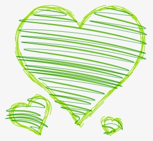 Hearts Love Green Drawn Png Image - Heart Green Balloon Png, Transparent Png, Free Download