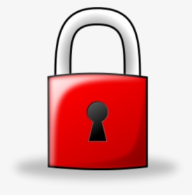 Transparent Lock Clipart - Red Lock Clipart Transparent, HD Png Download, Free Download