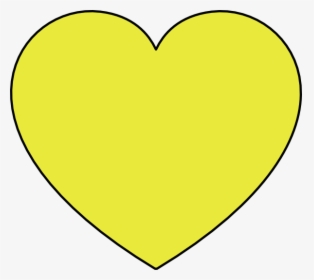 Gold Heart Png -goldheart Png - Transparent Background Yellow Heart, Png Download, Free Download