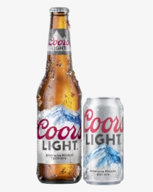 Coors Light - Coors Light Beer Bottle, HD Png Download, Free Download
