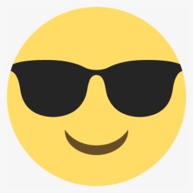 Emoticon Sunglasses Of Smiley Face Tears Joy Clipart - Smiling Face With Sunglasses, HD Png Download, Free Download