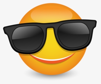 Transparent Shades Clipart - Cool Emoticons, HD Png Download, Free Download