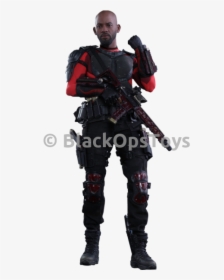 Hot Toys Mms381 1/6 Scale Suicide Squad Deadshot African - Marvel Legends Suicide Squad, HD Png Download, Free Download