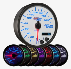 Speedometer Download Transparent Png Image - White Boost Gauge, Png Download, Free Download