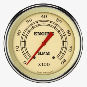 Vintage Tachometer, HD Png Download, Free Download